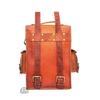 Goat Leather Bag Backpack Laptop Rucksack Men Genuine Vintage  Brown Travel New