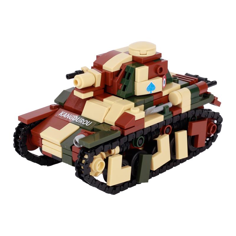 Конструктор MOC Игрушки Военный Автомобиль Транспортное Средство Танк WW2 Оружие Строительные Блоки Игрушка Немецкий Американский Солдат Бронированный Артиллерийский Грузовик Подарок Мальчикам