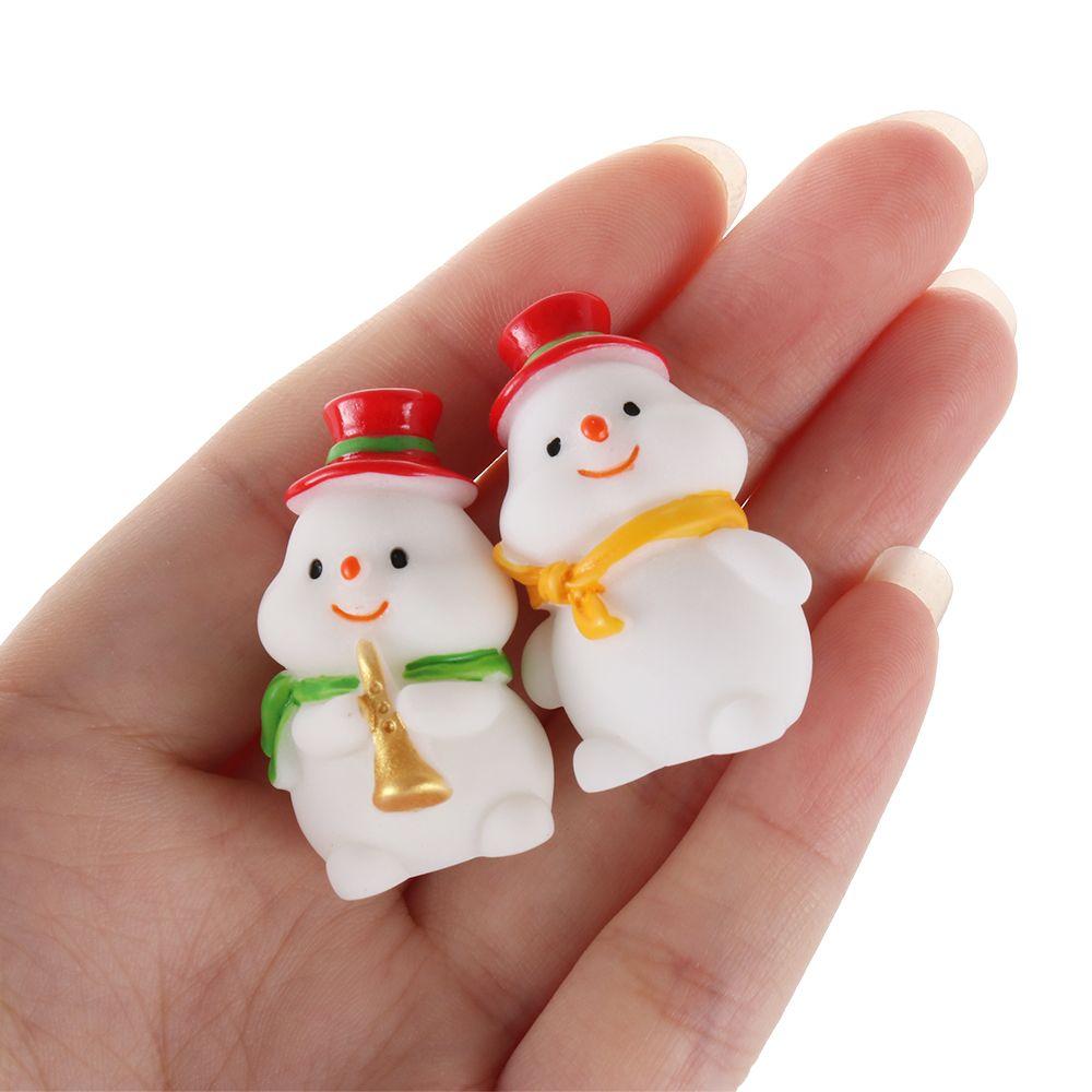 Landscape Bonsai Decor Home Decorations Santa Claus Xmas Tree Miniature Snowman Christmas Figurines