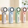 Mini Handheld Fan With Rechargeable Battery And Spray For Outdoor Activities