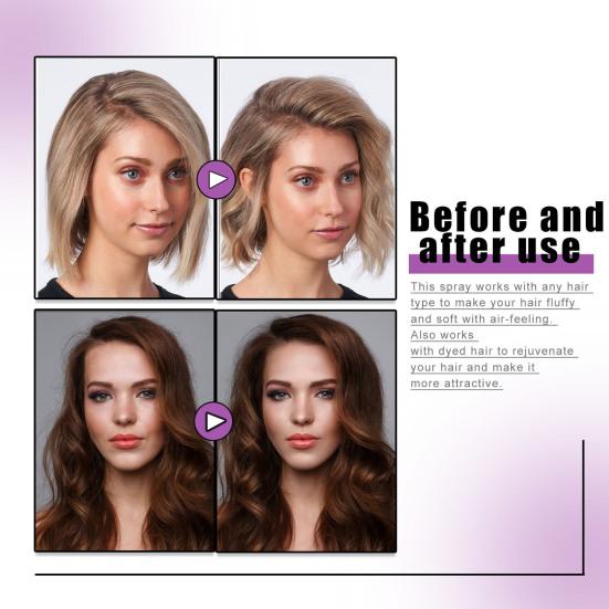 30ml Hair Spray Wash-free Long Lasting Hair Volume Increase Compact Mini Thickness Mild Powder Spray