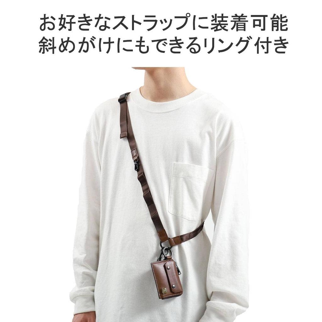 Чехол для монет HABIT SHOULDER SERIES ВОДОНЕПРОНИЦАЕМЫЙ JES LEATHER COIN CASE Чехол для монет CHOCO Chocolate [Assobu]