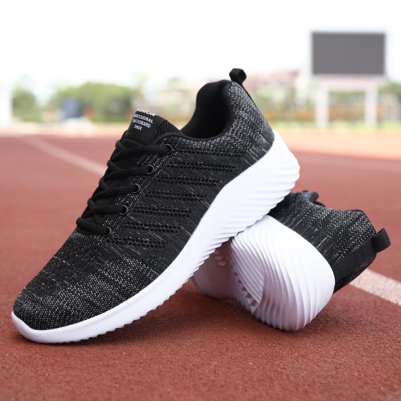 Men Shoes Comfortable Running Shoes Mesh Gym Training Lightweight Breathable Walking Shoe
