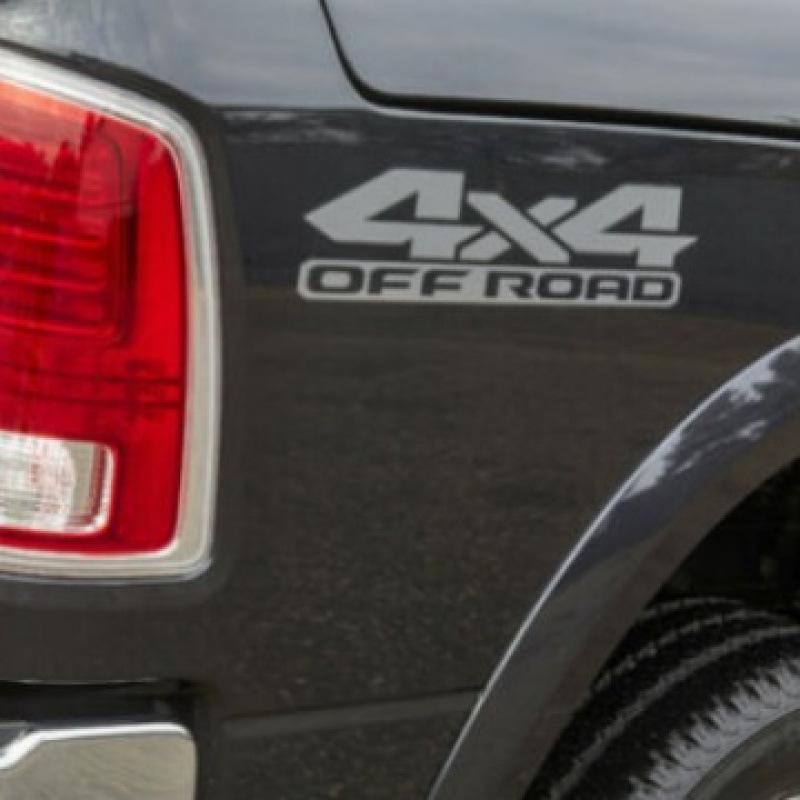 Наклейка на кузов пикапа Ford F-Series & Dodge RAM 1500 4x4