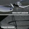 Men Women High-definition Progressive Bifocal Reading Glasses Business Near Far Eyeglasses Intelligent Zoom Presbyopic Eyewear