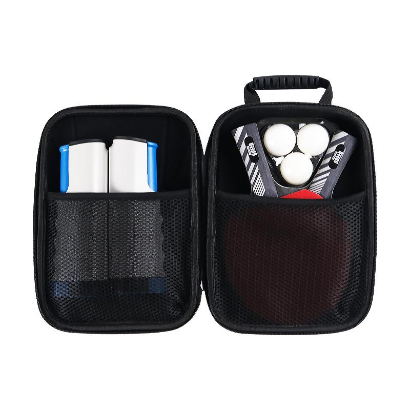 High Quality 2 Ping Pong Paddles 3 Balls 1 Net Table Tennis Set Hard Bag for Sale