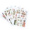 20Sheets/Book DIY Crafts Aesthetic Sticker Book Pre-Cut Scrapbooking Sticker  Journal Decor