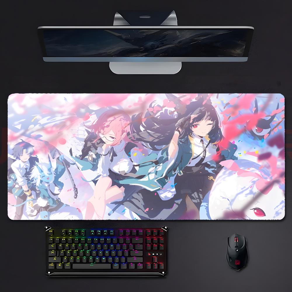 Game Stylish Zenless Zone Zero Hoshimi Miyabi Mouse Pad Mousepad Large Gaming Lockedge Thickened Pc Table Desk Mat