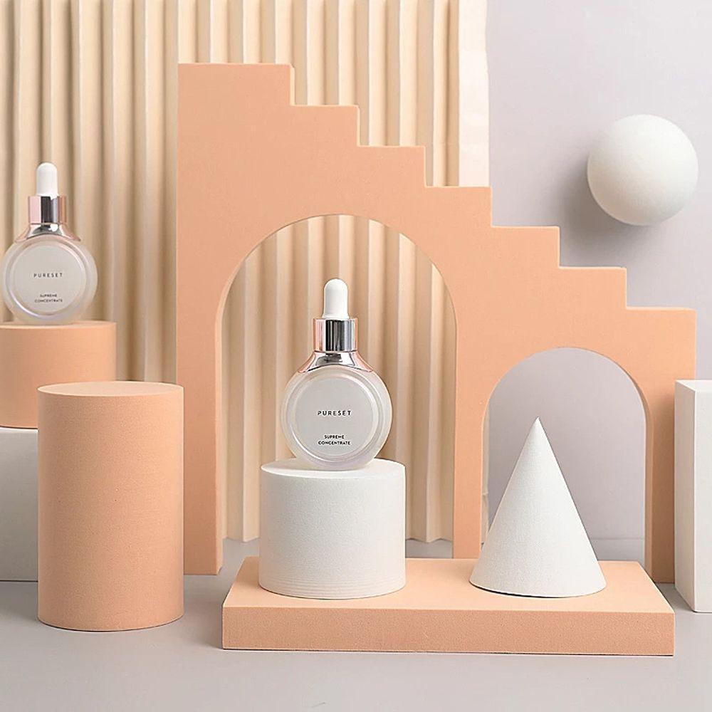 Photography Table Ins Wind Net Red White Shooting Props Photographic Prop Geometric Stereo