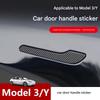 Подходит для обновленной Tesla Model 3Y Защитная пленка на дверные ручки, Устойчивая к царапинам ТПУ Прозрачная защитная пленка