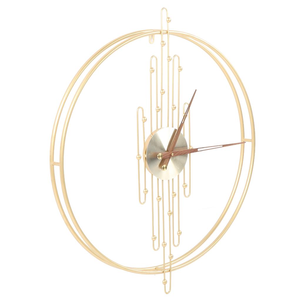 Wall Clock Unique Design Elegant Fashionable Hanging Clock Decoration with Premium Walnut Hands