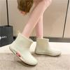 Fashion Women's Rain Shoes Wear Waterproof and Non-slip Cotton Warm Rain Boots Thick-soled Wear-resistant Rubber Shoes