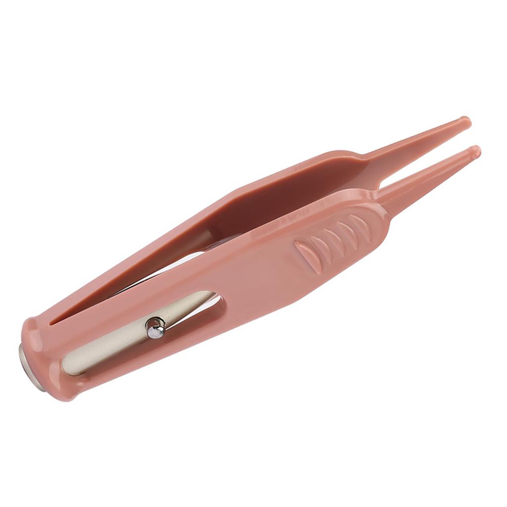 Детский пинцет для чистки ушей, носа, пупка, очиститель для удаления пластиковых светодиодных щипцов для ухода за телом