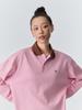 Б-бемоль Benetton Color Block Регби Лонгслив (розовый)