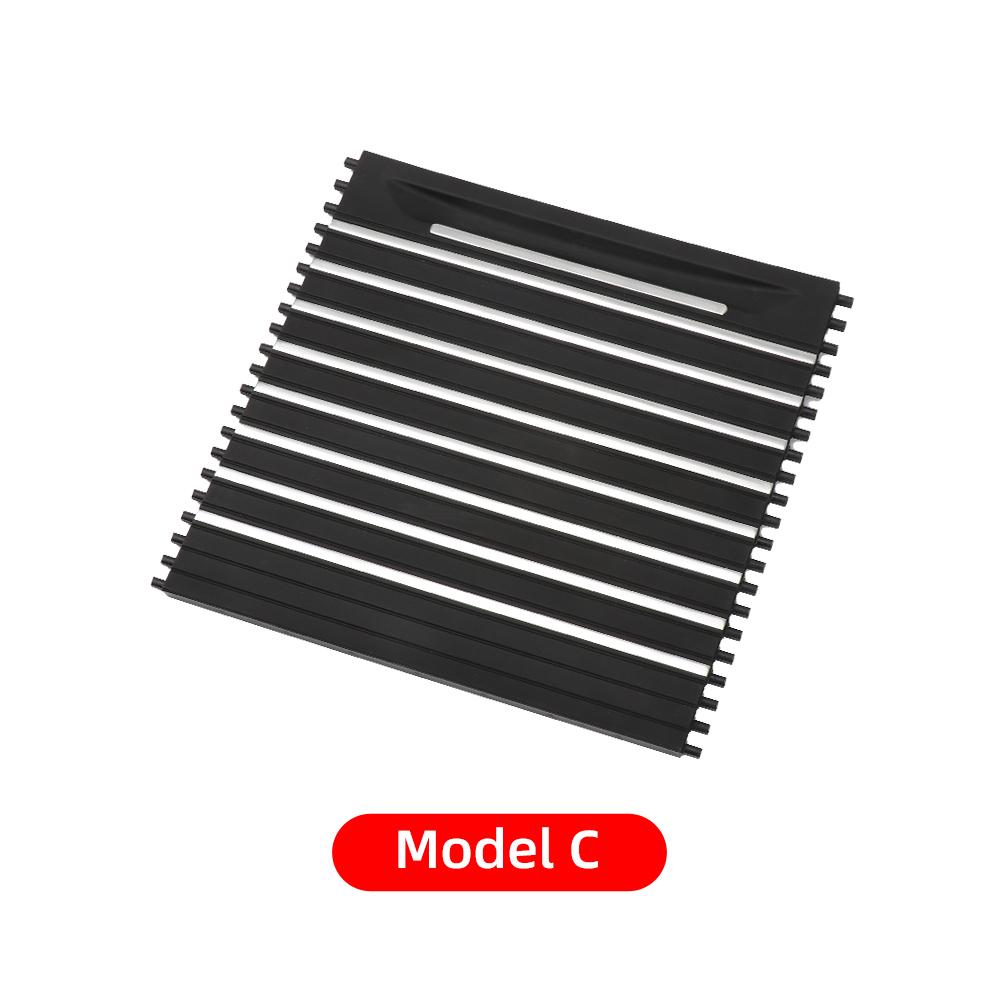 Car Inner Center Console Roller Blind Cover Cup Holder Sliding Roller Blind Accessories For BMW X5 X6 F15 F16 2013-