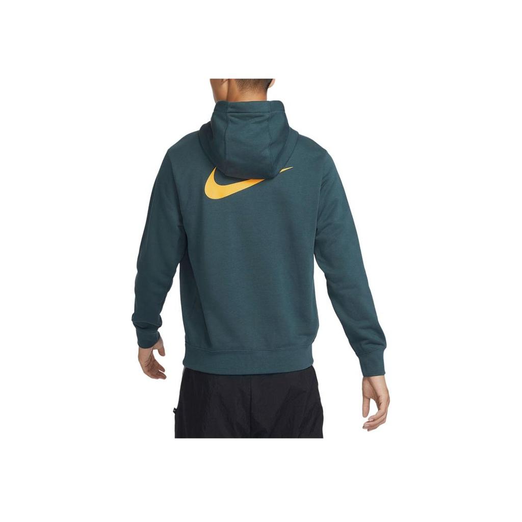 Nike As M Nk Club Fc Po Hoodie Solid Color Long Sleeve Hooded Sweatshirt Men Hoodies Green FB6575-328