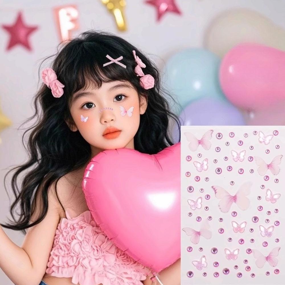 Наклейки DIY Глаза Лицо Тело Звезда Жемчуг Стразы Фестивальный Макияж Татуировки Наклейки 3D Лицо Аврора Кристалл Бриллиант Тату