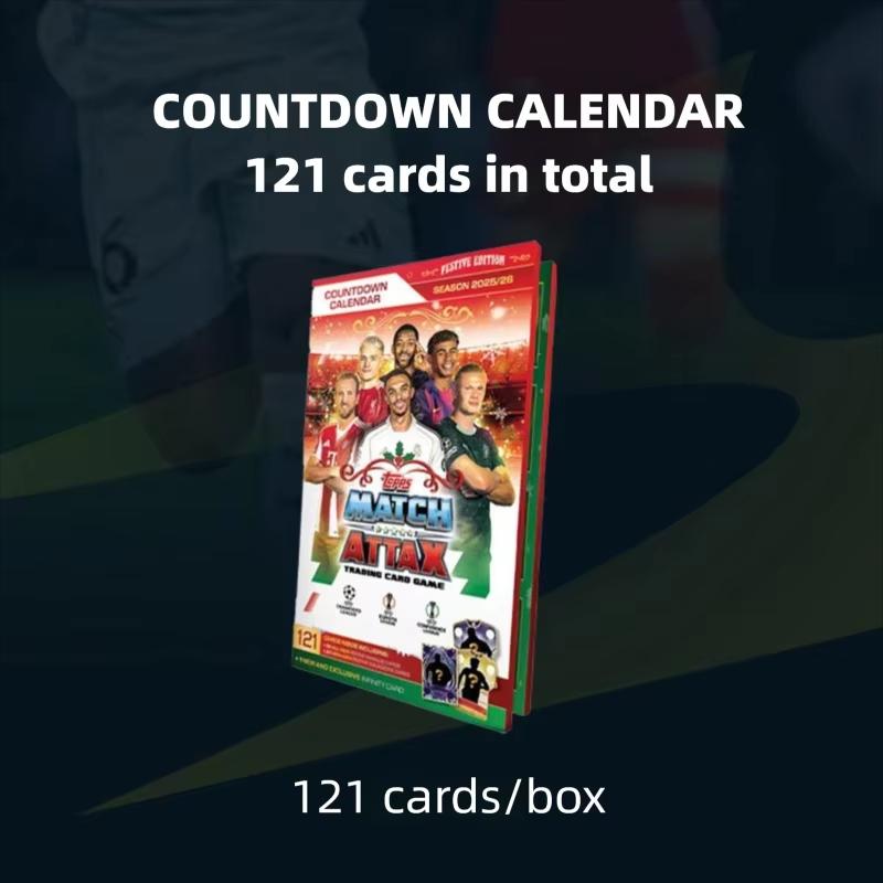 Сезон 2026 TOPPS Оригинальные Карточки UCC Match Attax Пакетик с Картами Игра Коллекционная Карточка для Обмена Футболист Звезда Коллекционная Карточка