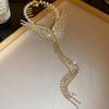 1Pc Pearl Tassel Pill Head Ponytail Buckle Hair Clip