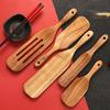 Wooden Spurtle for Cooking Teak Spatula Utensils for Mixing Stirring Serving Heat Resistant Dough Spoons