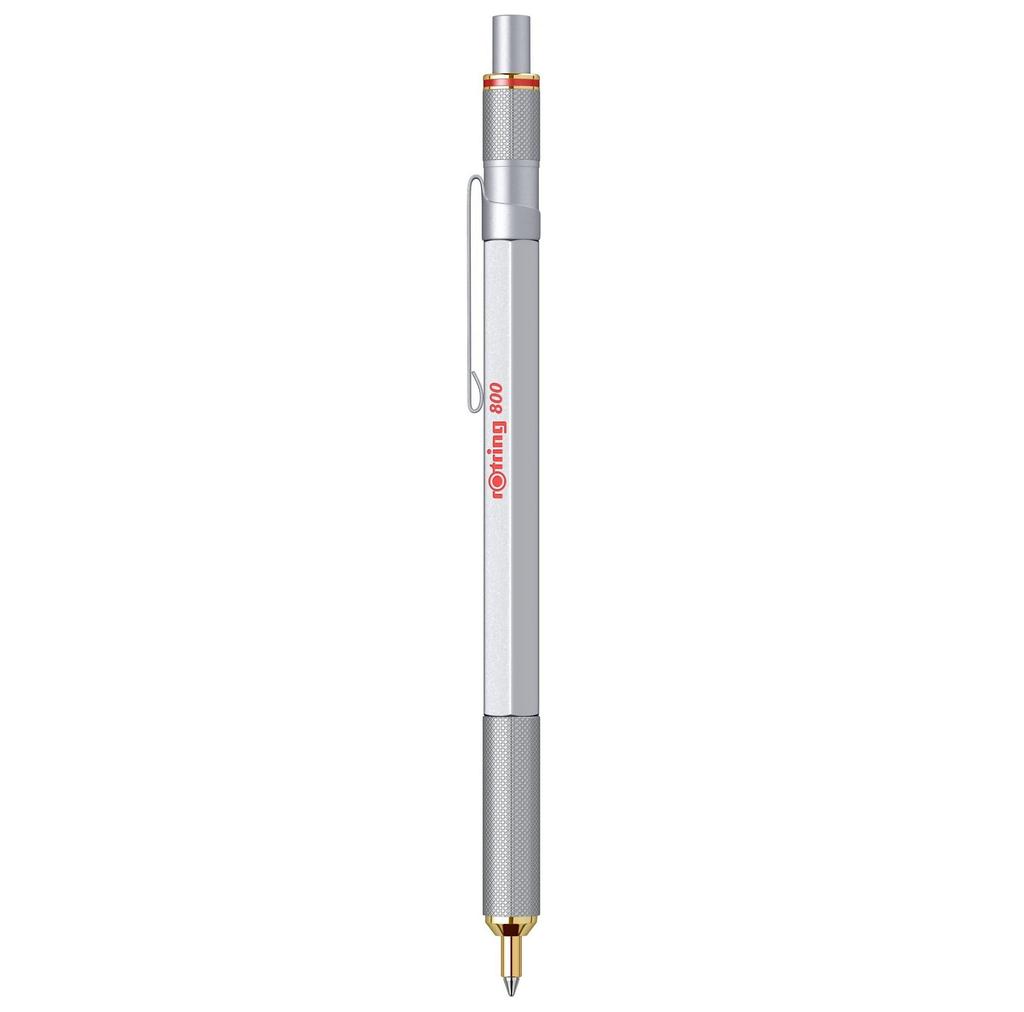 Ручка Rotring Ballpoint 800 2032580 Импортная, На масляной основе, Серия, Серебристая, (Подлинный продукт)