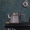 Китайский высококлассный чайник из фиолетовой глины, резьба по черной глине из оригинальной руды, чайник, чайная церемония, чайный сервиз 301-400 мл китайский чайный сервиз