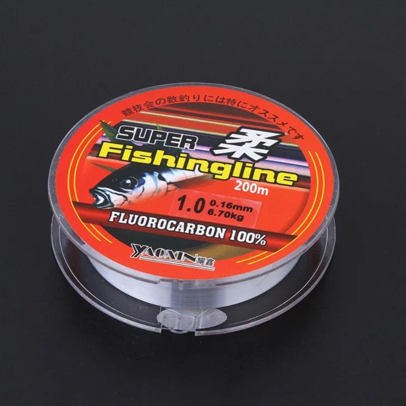 100/200M Fishing Line Super Strong Nylon Line Fishing Accessories Not Fluorocarbon Tackle Fishing Line Transparent Fishing Line
