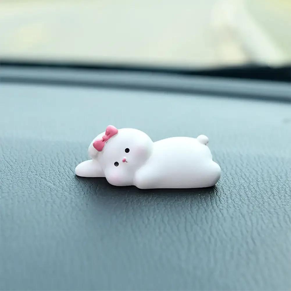 Прекрасные Спящие Животные Автомобильные Украшения Украшение для Приборной Панели Автомобиля Центральной Консоли Медведь Свинья Кролик Утка Аксессуары для Интерьера Автомобиля