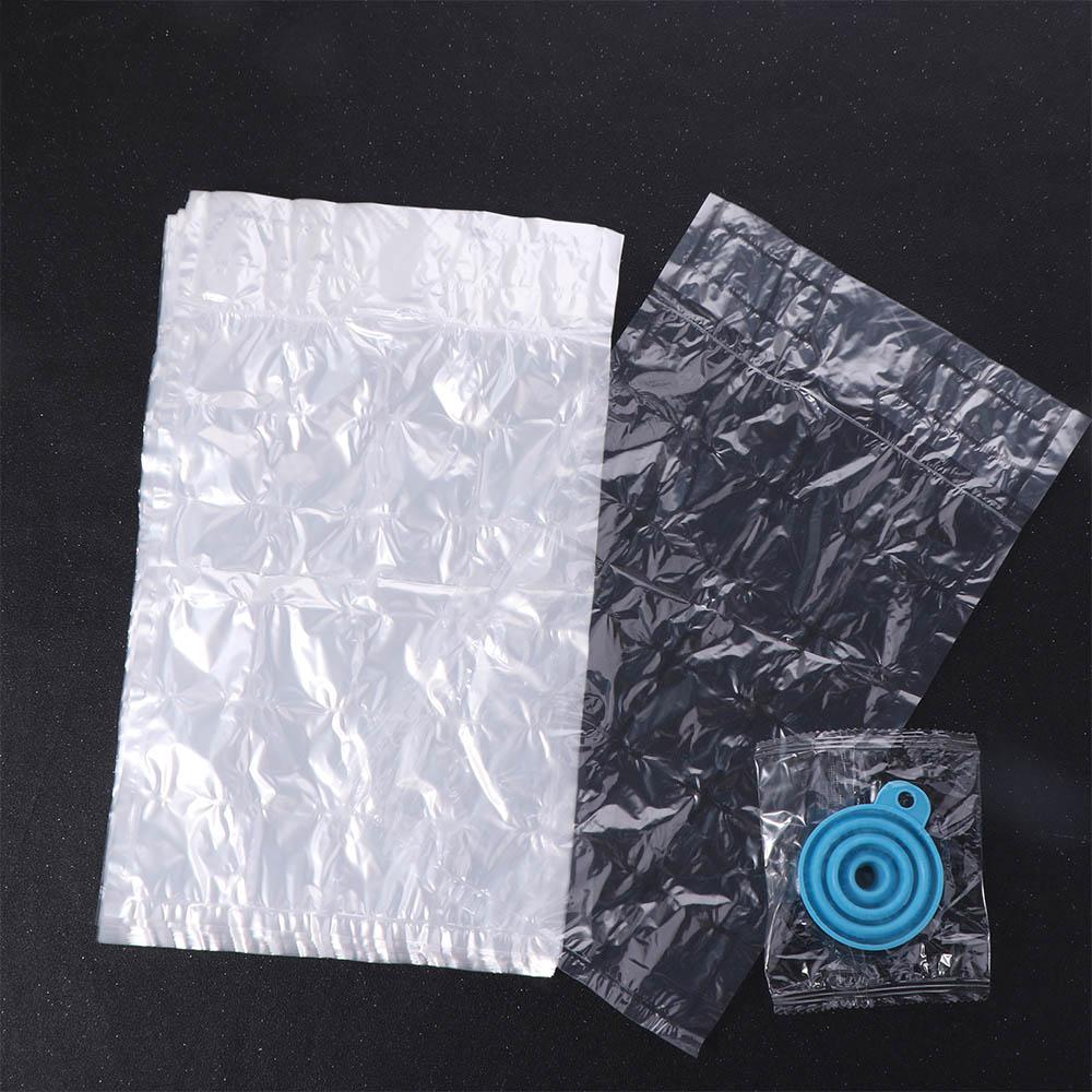 50pcs with Funnel Ice Making Bags Disposable Ice-making Mold Bag Ice Cube Bags Freezer