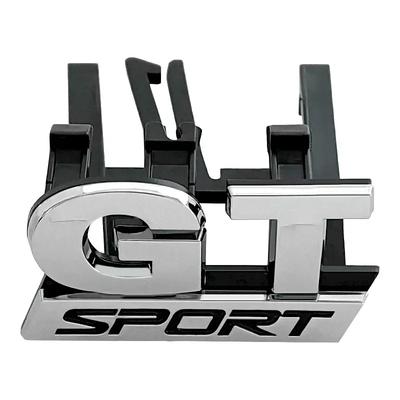 Для VW Volkswagen Jetta MK5 Golf Хромированный Серебристый GT Sport Логотип Передняя Решетка Значок Эмблема Наклейки на Автомобиль для Volkswagen VW Polo Golf Pas