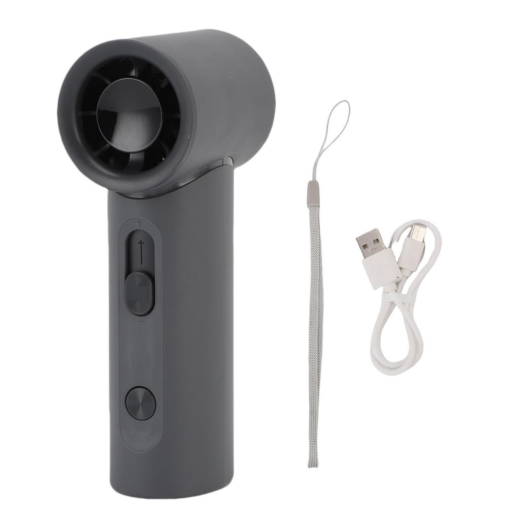 Portable Handheld Fan 100 Speeds Stepless Adjustable Quiet Rechargeable Digital Display Mini High