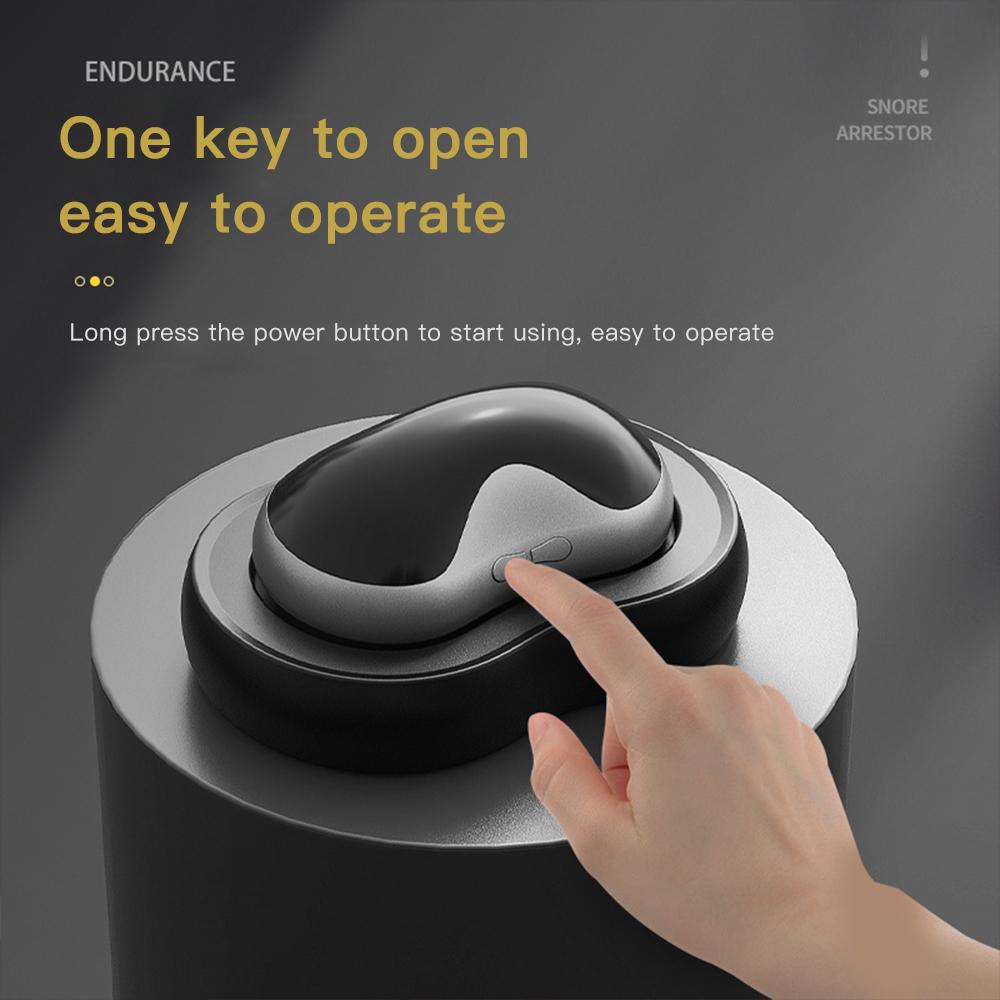 Электрический интеллектуальный фиксатор храпа EMS Импульсное устройство против храпа Эффективное решение Средство от храпа при апноэ во сне Снижение шума Анти-Ронко