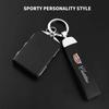 Car Logo Metal PU Leather Car Keychain Ring Auto Accessories For Cadillac Logo Escalade CTS ATS SRX XTS XT5 STS CT5 CT6 BLS XLR