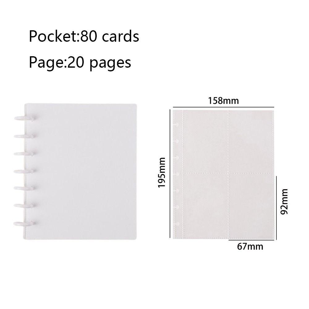 Multi-pockets Photo Album Kpop Loose-leaf Binder New Idol Cards Collect Book  Star Chaser
