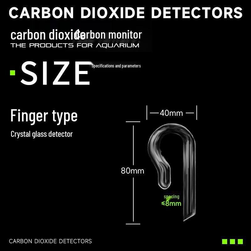 Монитор CO2 для аквариума с детектором из боросиликатного стекла