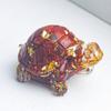 Natural Crystal Epoxy Turtle Statue Animals Pocket Tortoise Figurine Creative   Car