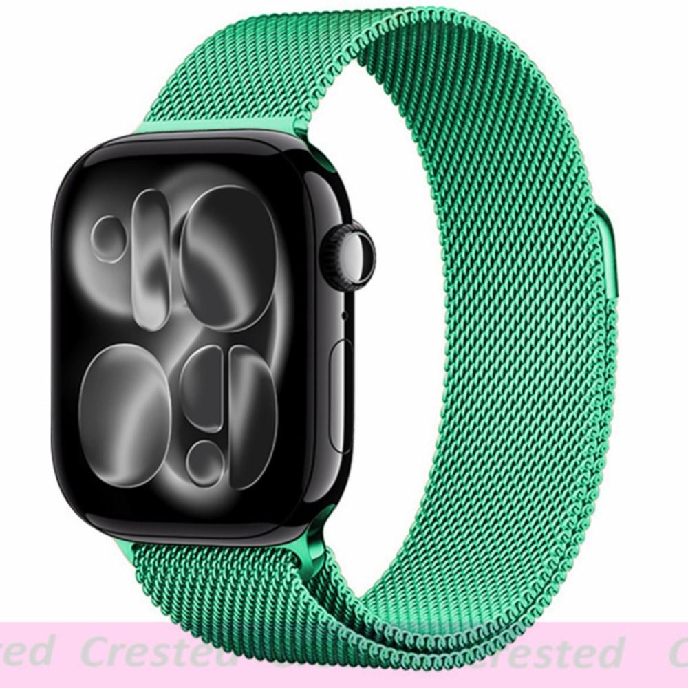 Strap For Apple Watch Band 46mm 44mm 45mm 40mm 42mm 41mm 49mm Milanese Loop correa Bracelet iWatch Series 11 10 Ultra 2 9 8 SE 3