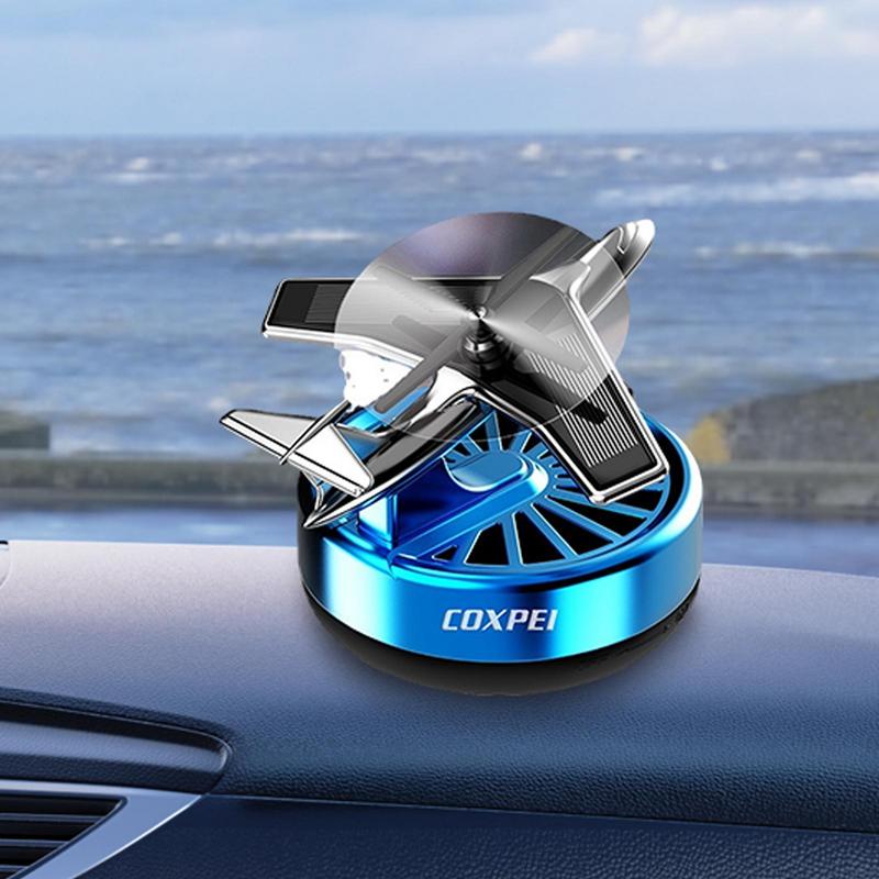 Solar Powered Rotating Car Air Freshener Decorative Fragrance Supplies Car Interior Accessories Car Solar Perfume Diffuser