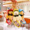 Bag Charm Little Skate Bear Plush Keychain Fluffy Skateboard Bear Keychain  Kids Girls Toys