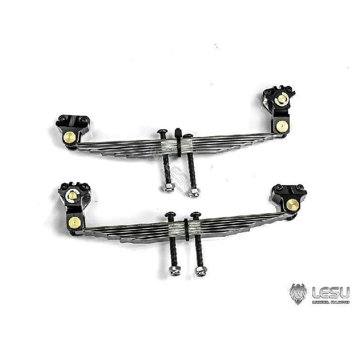 LESU metal simulation power front axle leaf spring front suspension X-8011 suitable for Tamiya 1/14 RC truck upgrade parts