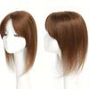 Женский синтетический топпер для волос длиной 12–14 дюймов, прямые волосы, средняя часть, слегка волнистые, заколка с челкой, идеально подходит для всех типов волос