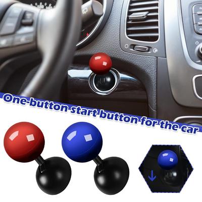 Кнопка запуска автомобиля одним нажатием Push Start Крышка кнопки запуска двигателя Push Start Рычаг запуска зажигания Автомобильная кнопка One-Touch Rocker