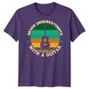 Never Underestimate An Old Unisex With A Guitar Guitarist Hobbies Unisexs Tee