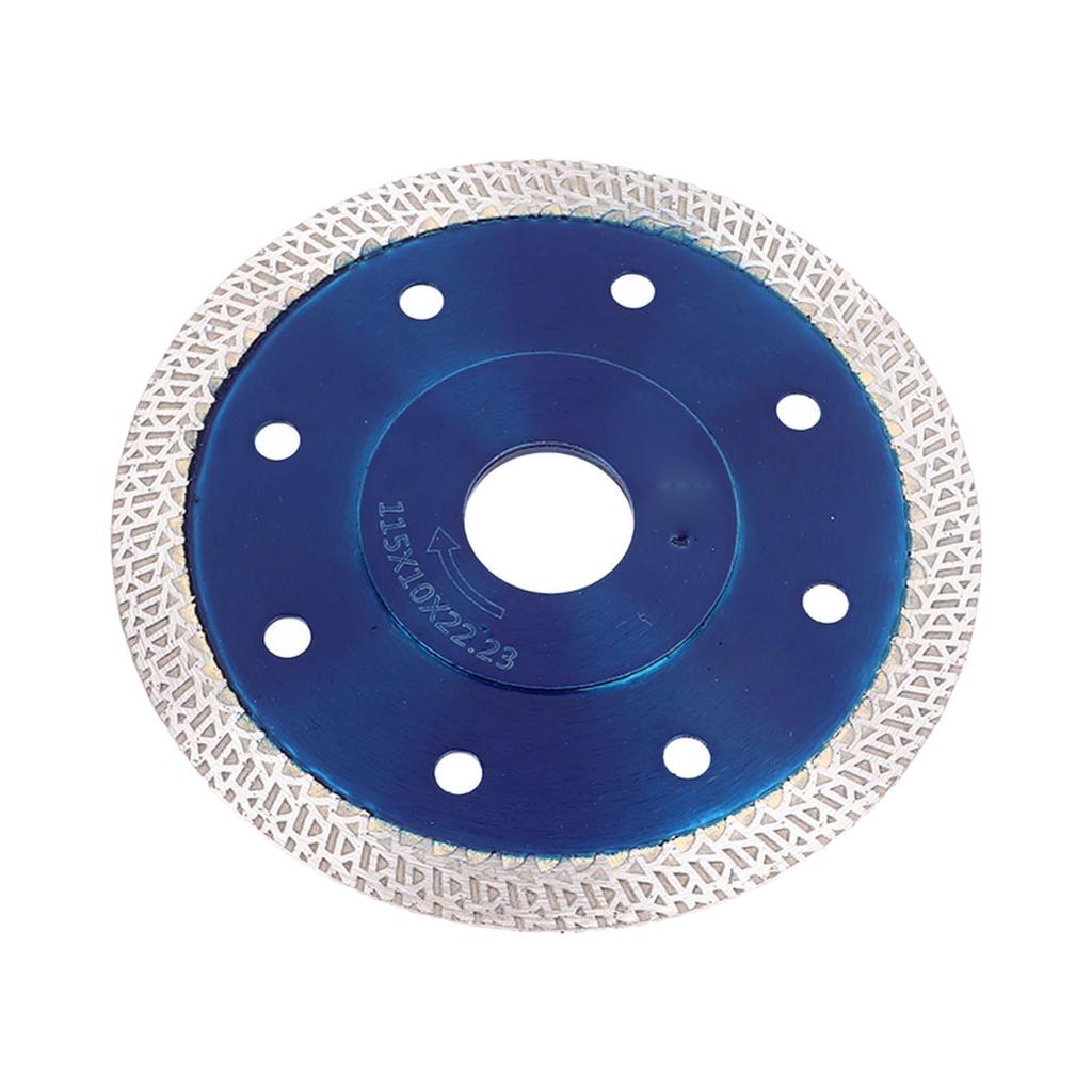 Алмазный пильный диск Круглый волнистый диск Диск для угловой шлифмашины для резки керамической плитки Синий