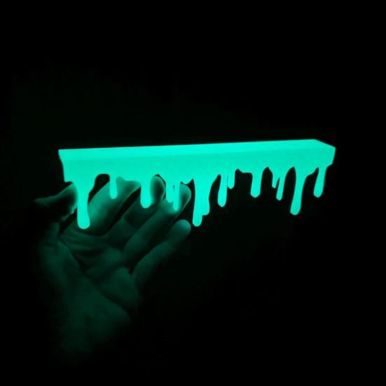 3D Printed Drop Bookshelf Ornament Glow-in-The-Dark Bleeding Drip Decoration Haunted