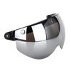 Universal Motorcycle Retro Pilot-Style Standard 3 Snap-Button Visor Flip Up Down Open Face Helmet Wind Shield Durable