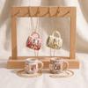Lightweight Miniature Mug Pendant Necklace Zinc Zinc Alloy Cartoon Jewelry Cute Ceramic Necklace Daily Wear