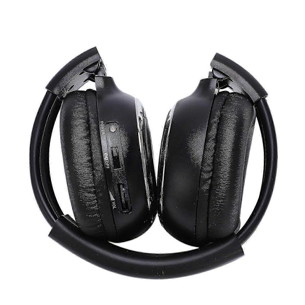 2 x Double Infrared Stereo Wireless Headphone Headset IR Car DVD Player Headrest