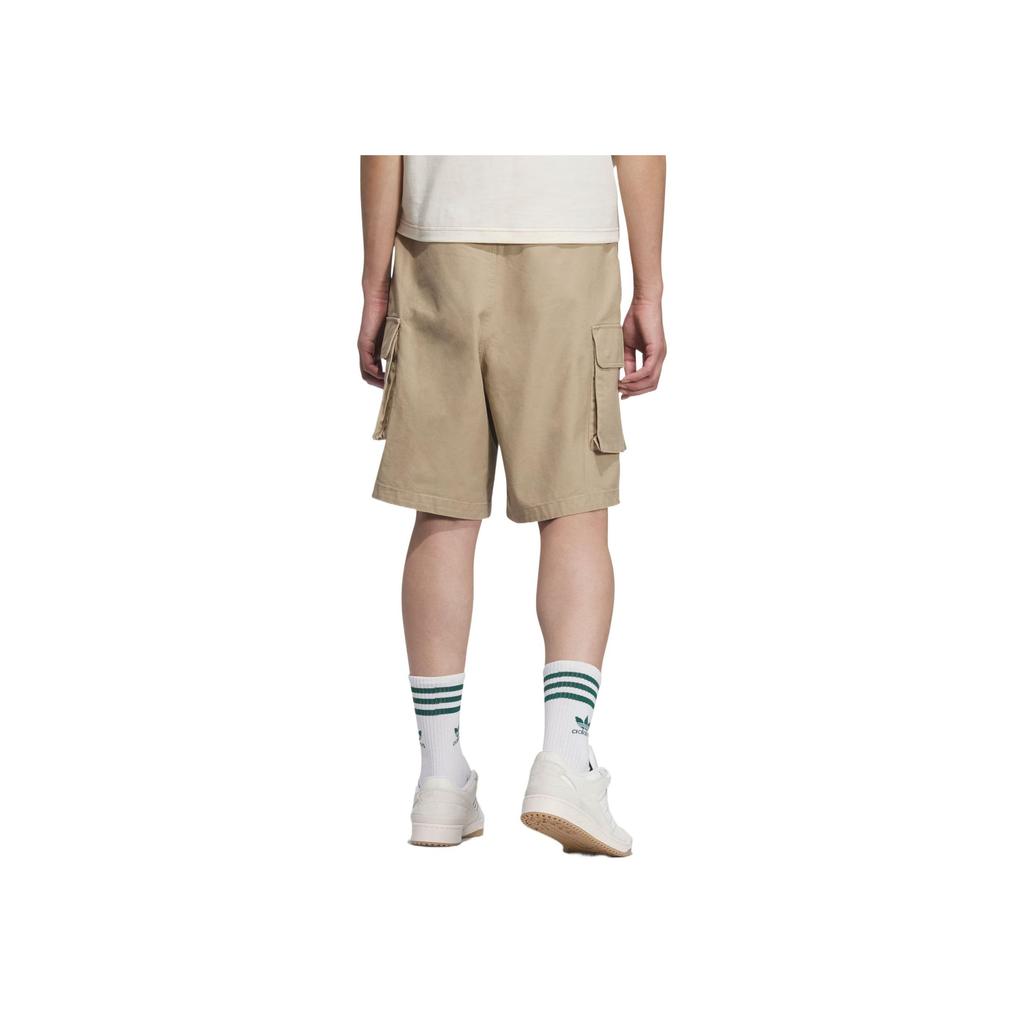 Adidas Originals Comfortable Fashionable Solid Color Versatile Sports Shorts Men Shorts Khaki KC1436