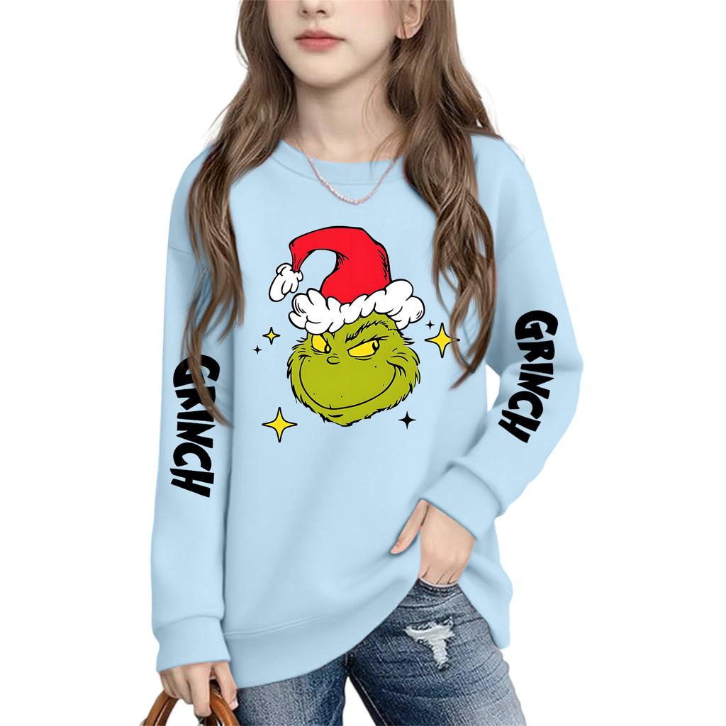 Boys Girls Child Fashion Daily Versatile Casual Crewneck Sweatshirts Daily Long Sleeve Patchwork Top Sweatshirts